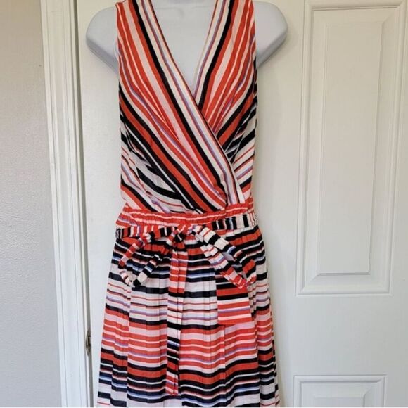 New with tags, Tommy Hilfiger striped dress Striped Sleeveless Midi Dress size 6 - Picture 7 of 7